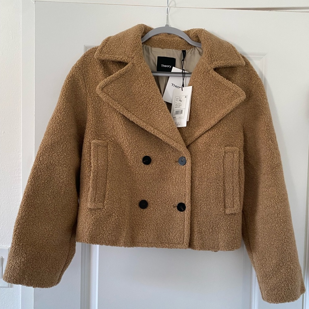 Theory Light Cocoa Peacoat